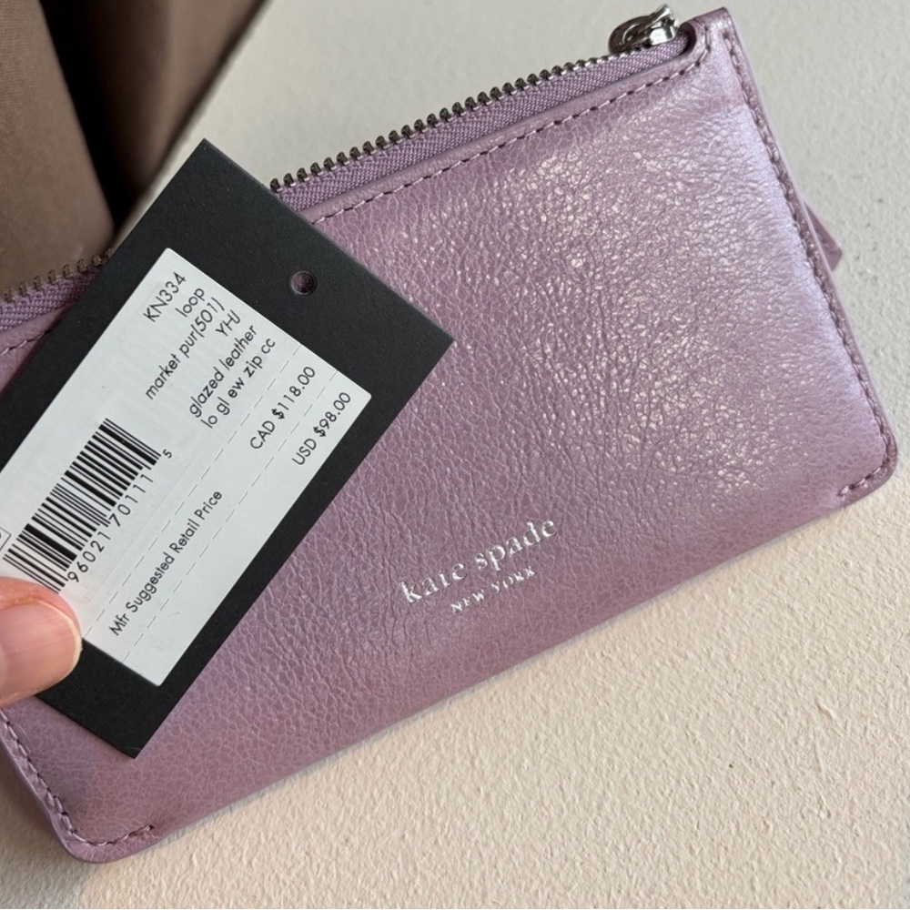 Kate Spade Lavender Wallet - Picture 5 of 6